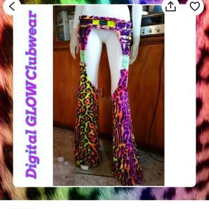 Rainbow chaps for rave